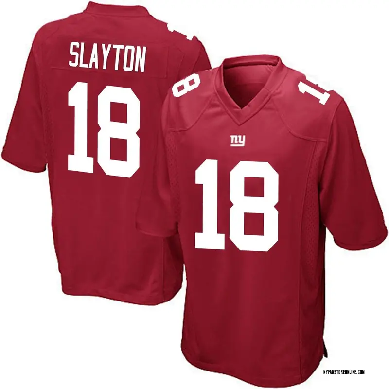 Men's Red Game Darius Slayton New York Alternate Jersey