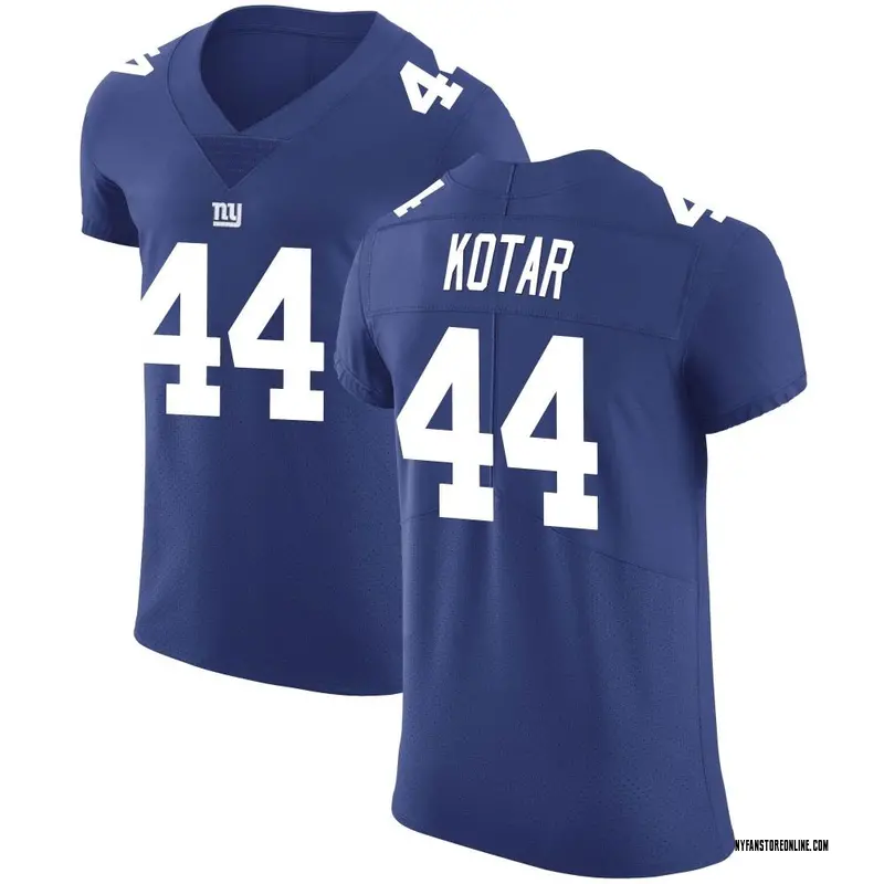 Men's Royal Elite Doug Kotar New York Team Color Vapor Untouchable Jersey