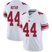 Men's White Limited Doug Kotar New York Vapor Untouchable Jersey