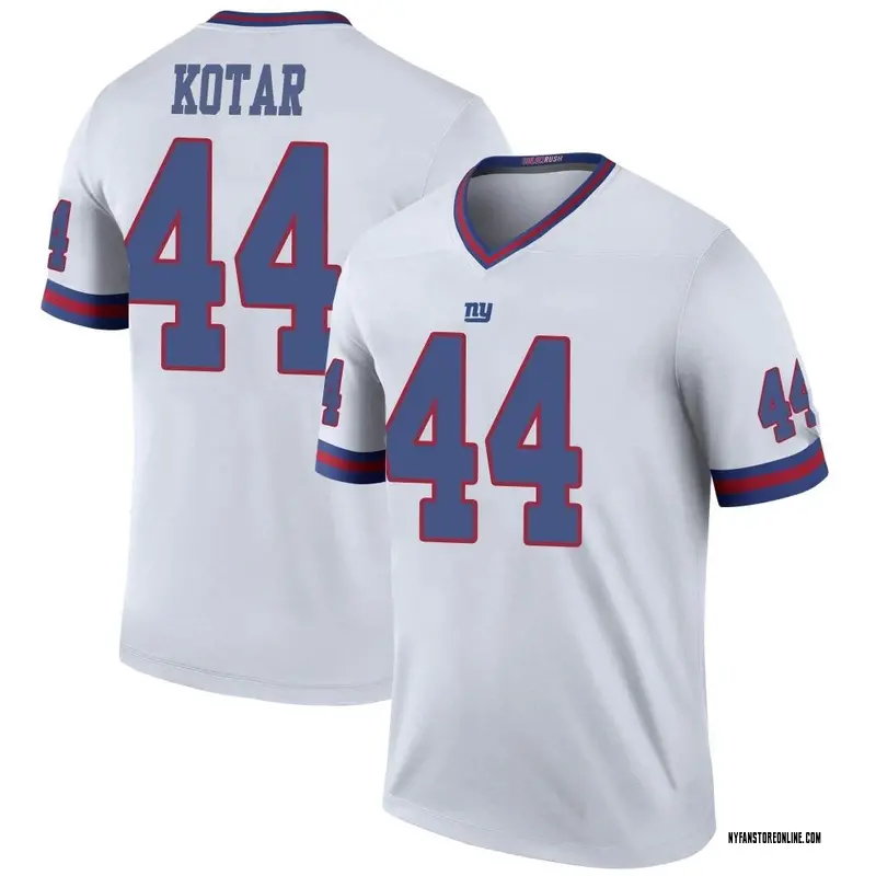 Youth White Legend Doug Kotar New York Color Rush Jersey
